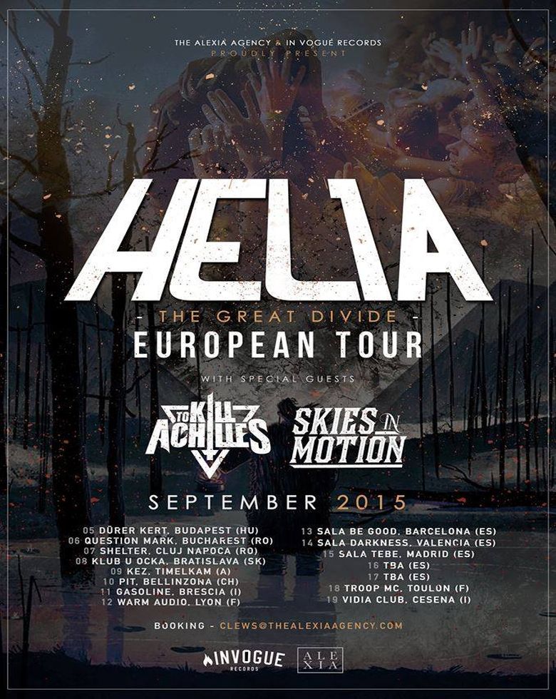 Helia [SM] | To Kill Achilles [SCO] | Skies In Motion [UK]  Concert