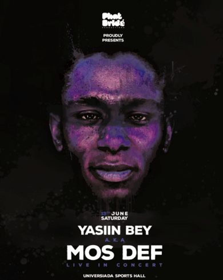 Concert Yasiin Bay aka Mos Def live in Sofia, Bulgaria