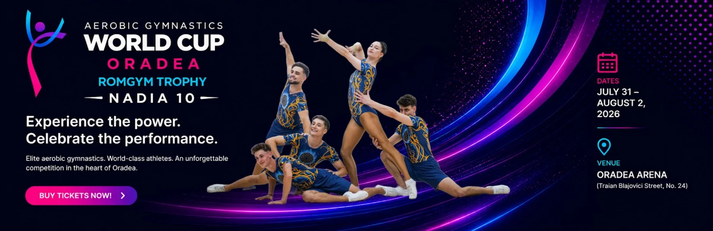 Cupa Mondială de Gimnastică Aerobică & Romgym Trophy – Nadia 10