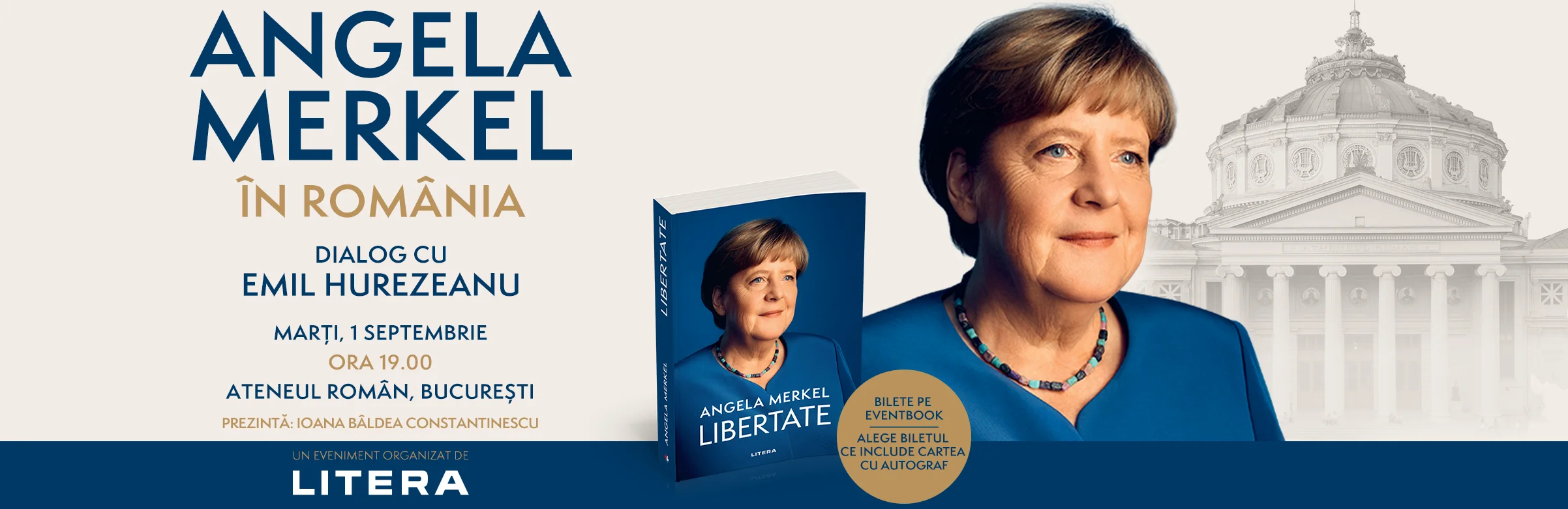 Angela Merkel la Ateneul Român
