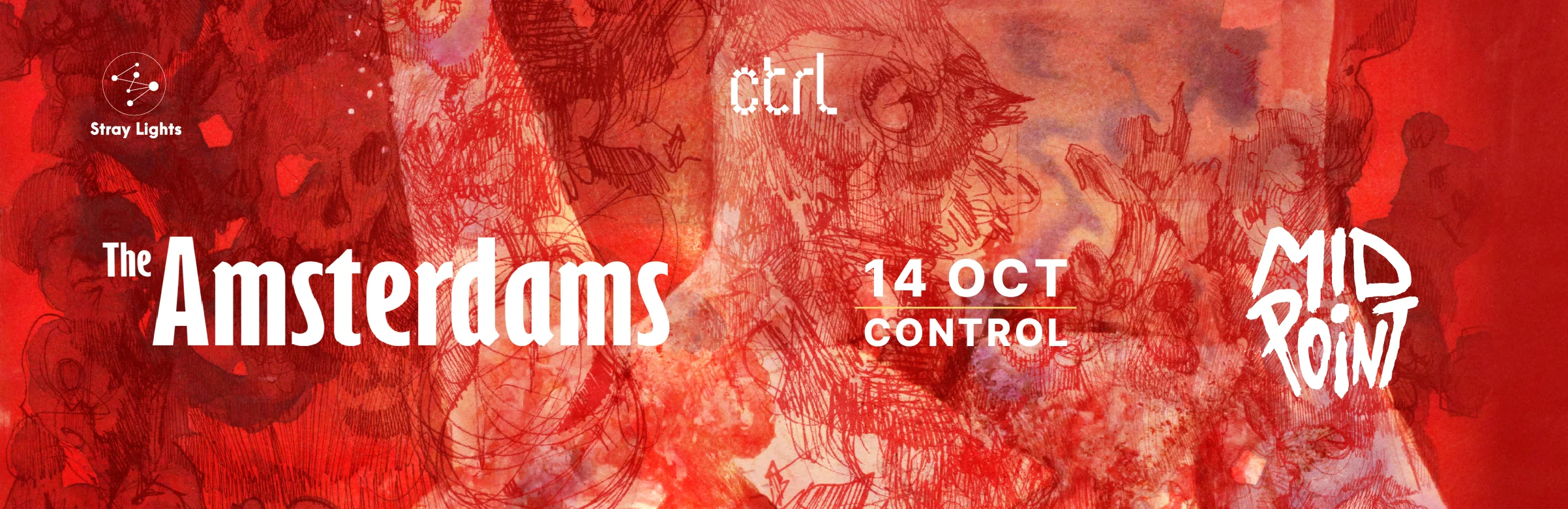 ctrl LIVE: Stray Lights Showcase: The Amsterdams///MidPoint @ Control