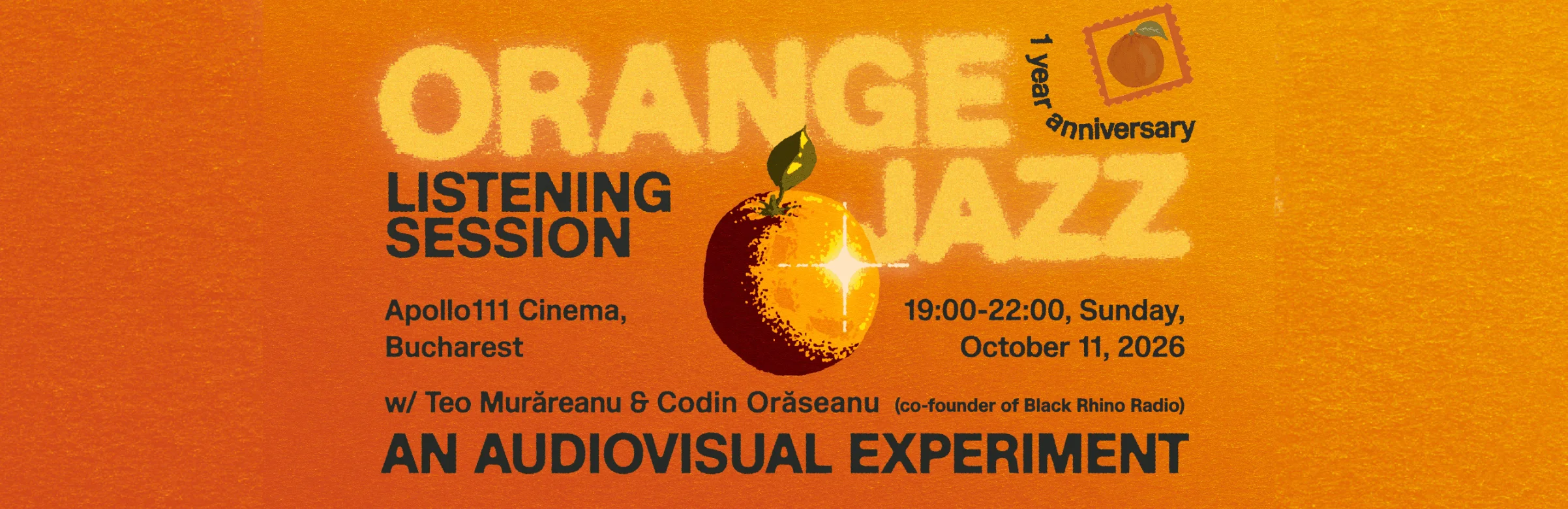 ORANGE JAZZ LISTENING SESSION