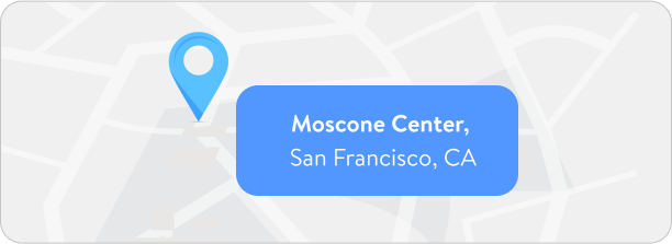 Moscone Center, San Francisco, CA on a map