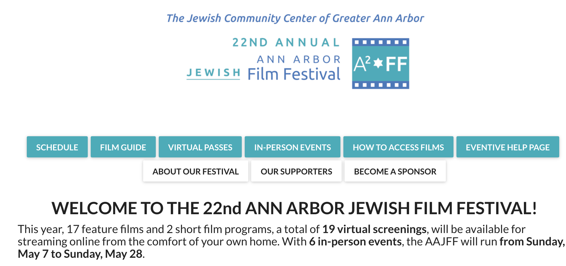 How to Access Films 2023 Ann Arbor Jewish Film Festival