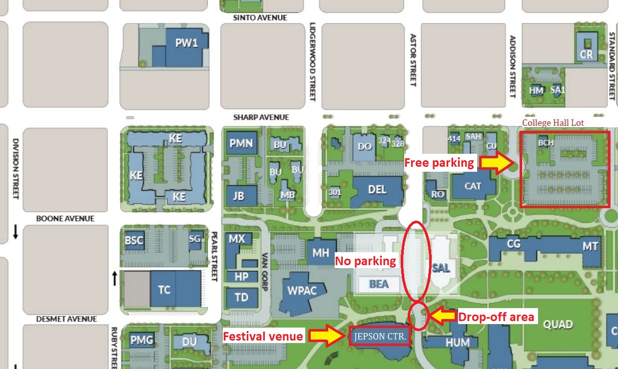 gonzaga university campus map