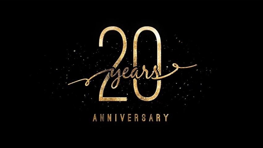 Video von 20 year anniversary gold animiert