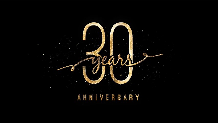 Video von 30 year anniversary gold animiert