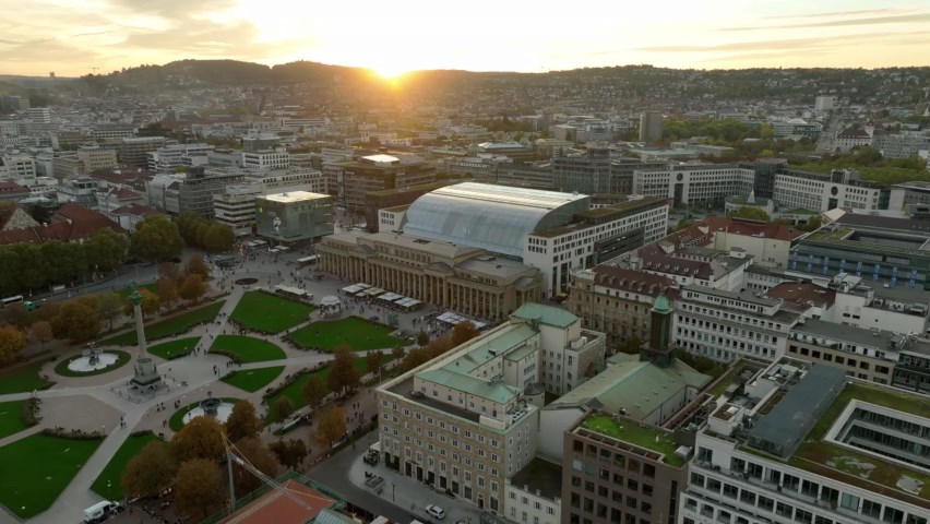 Video vom Stuttgarter Schlossplatz