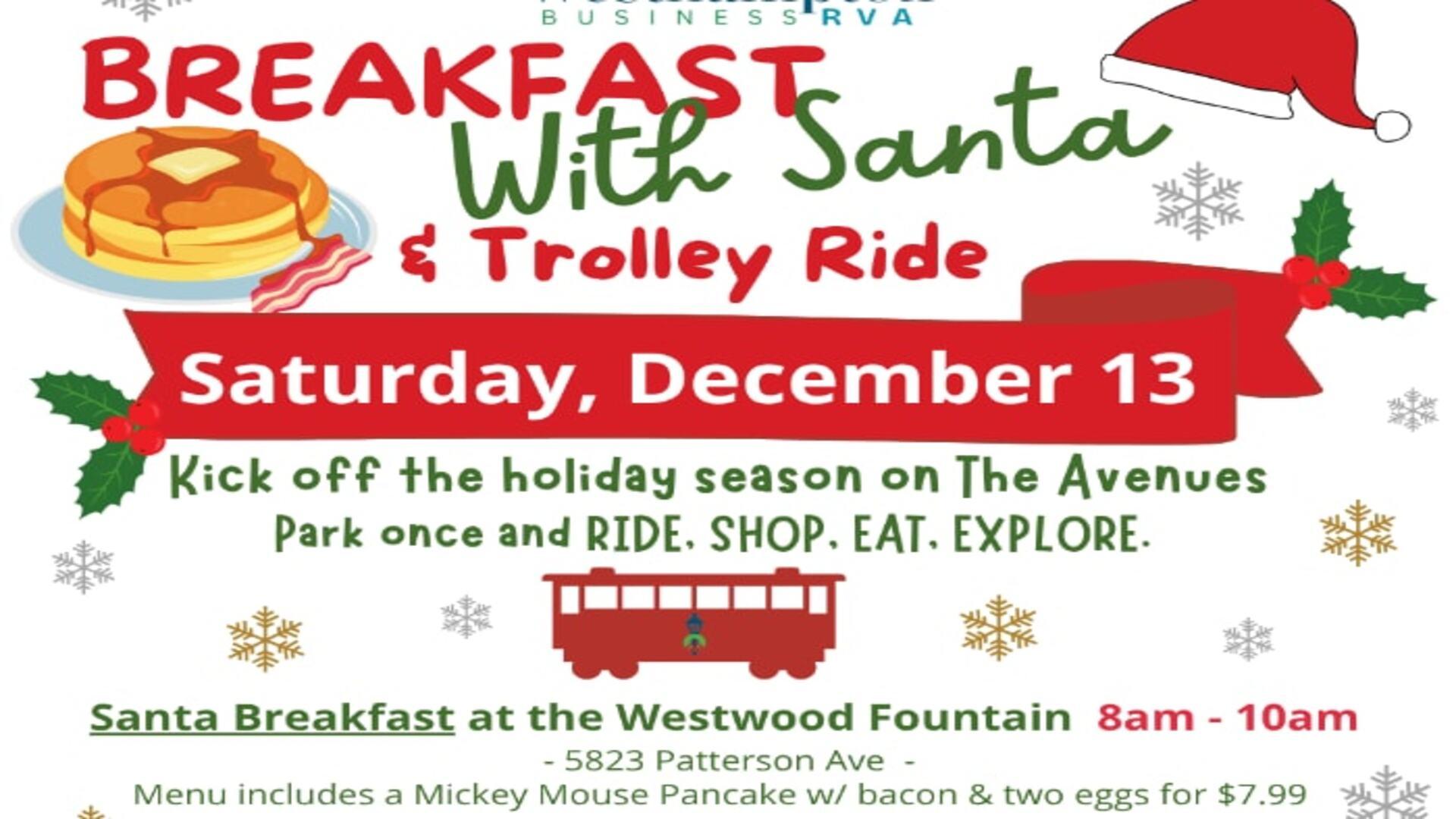 Westhampton Breakfast with Santa & Trolley Rides