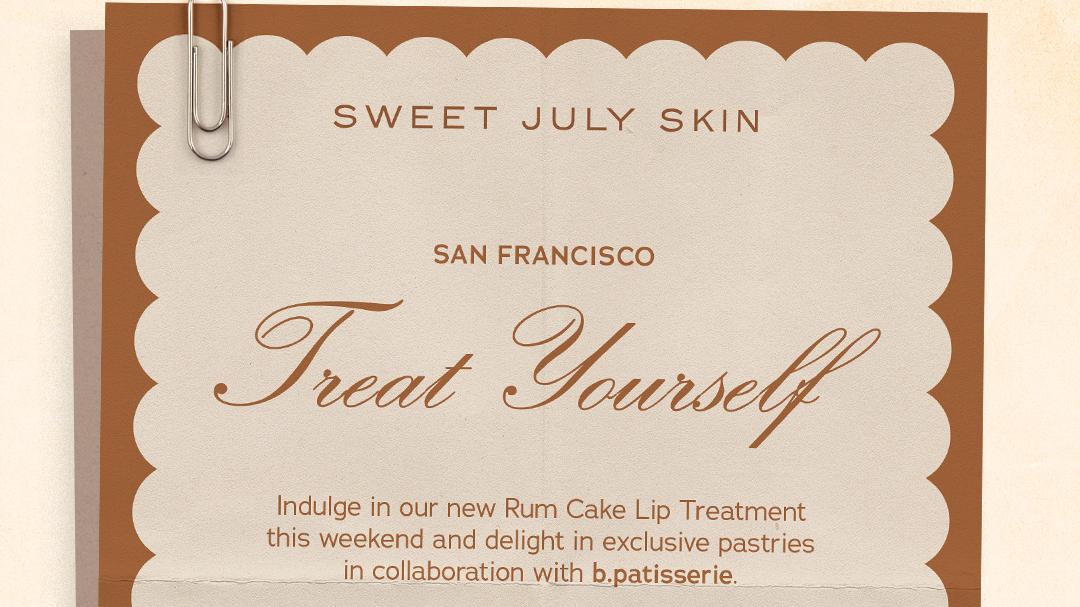 Ayesha Curry's Sweet July Skin x b.patisserie