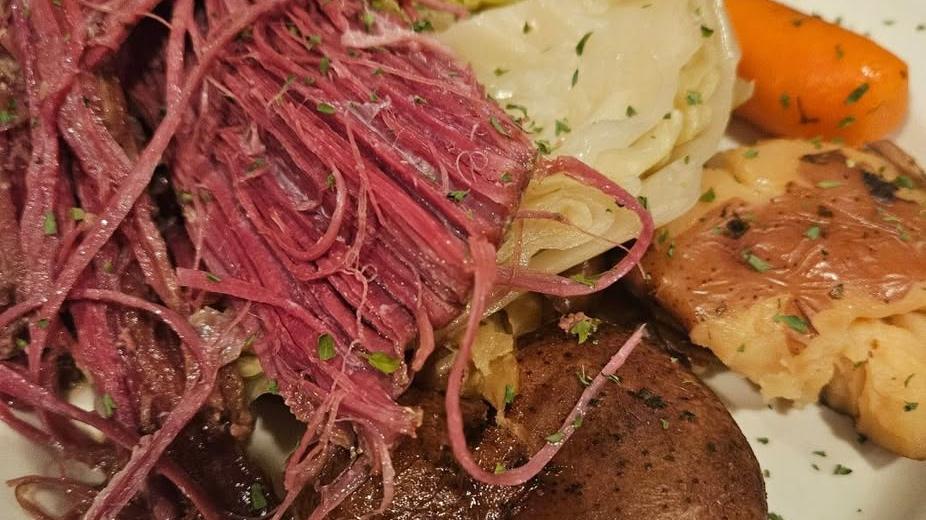 Corned Beef & Cabbage at The Old Rock