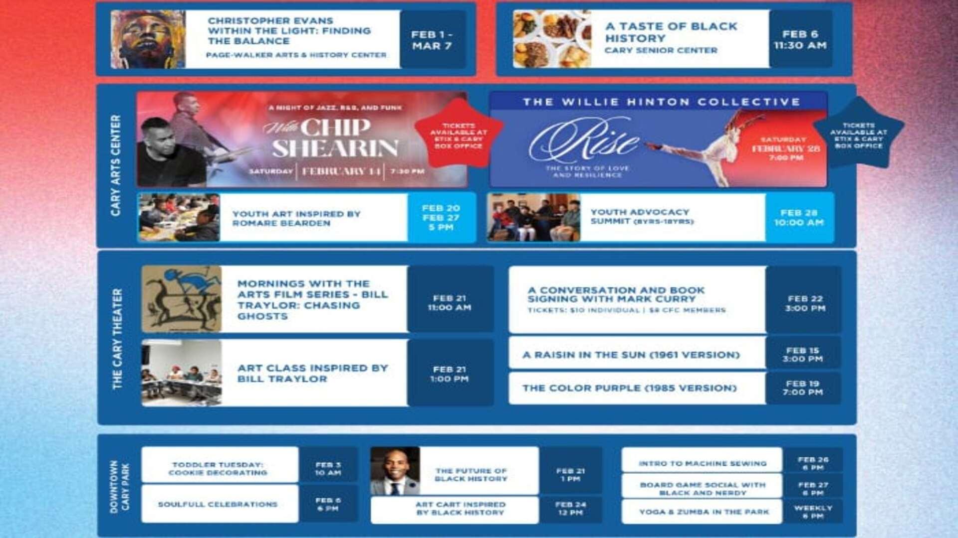 Cary's Annual Black History Month 2026 Events