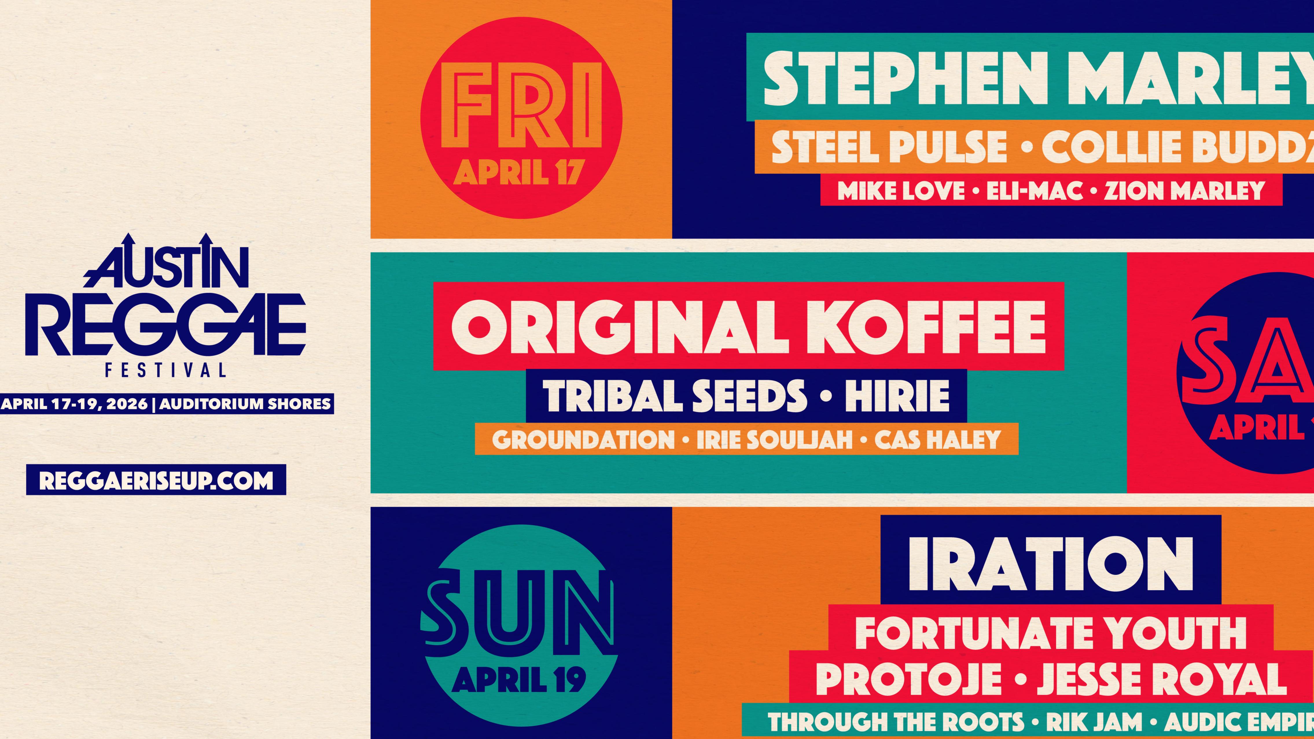 Austin Reggae Festival 2026 - Promo Code RAVEFAM