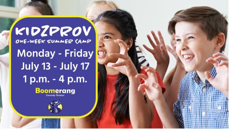 KIDSPROV - Improv Summer Camp for Kids 8-11 Years Old (TUITION FREE)