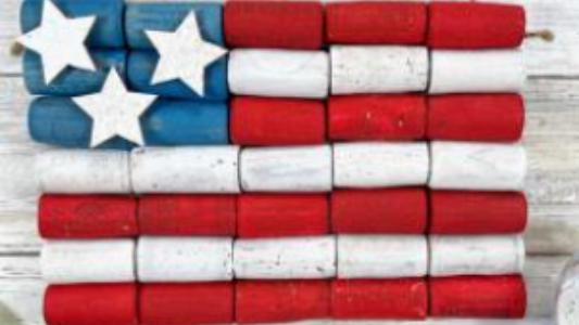 Make it with Leah J. - Wine Cork Flag