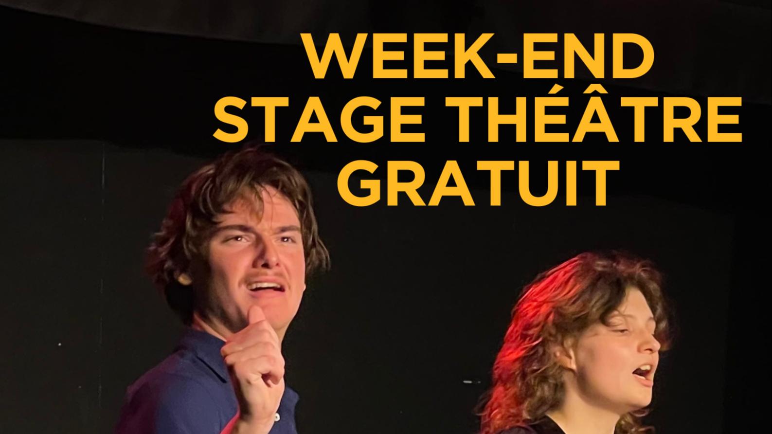 Stage de théâtre gratuit 