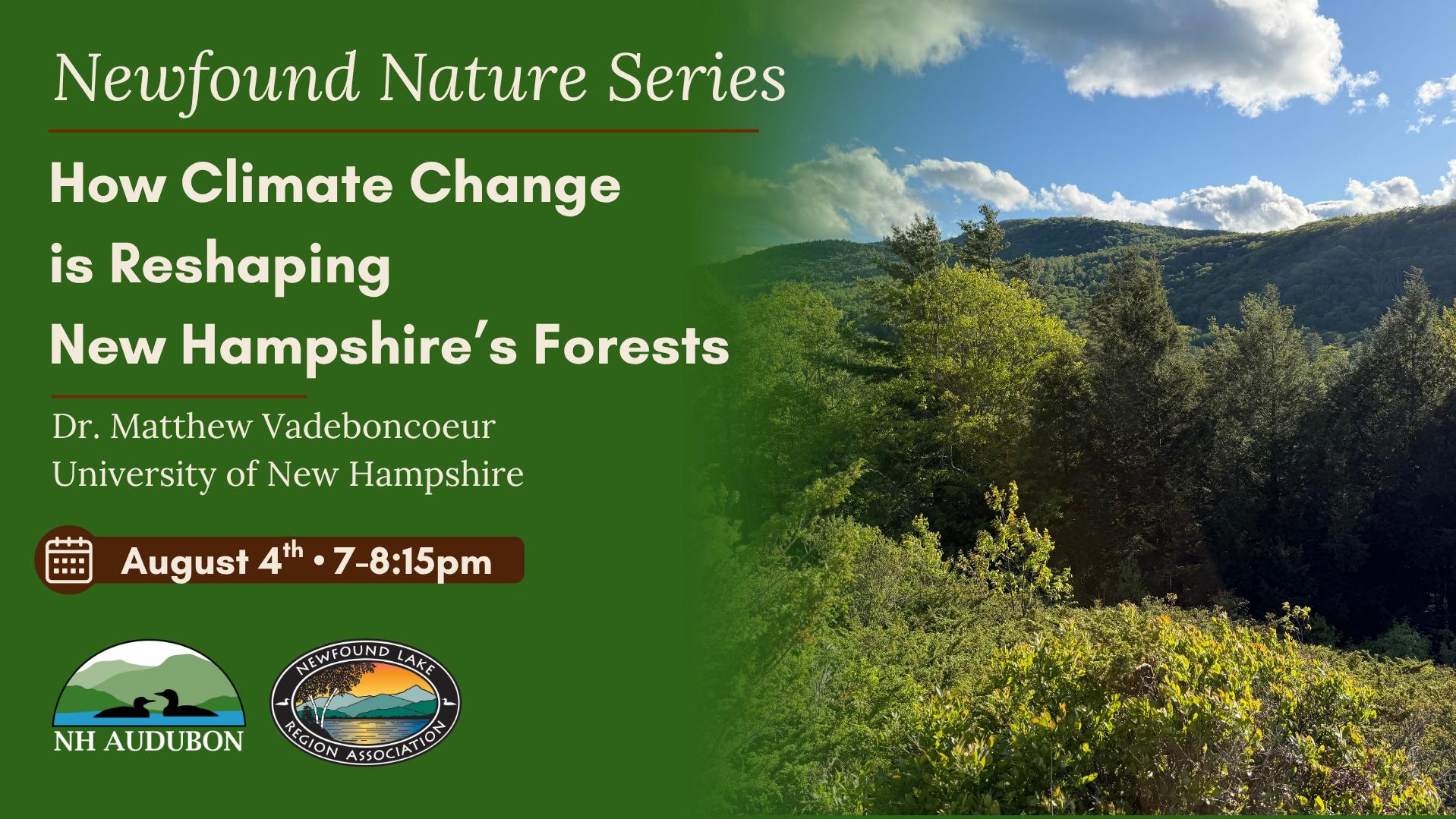 Newfound Nature Series | How Climate Change is Reshaping New Hampshire’s Forests