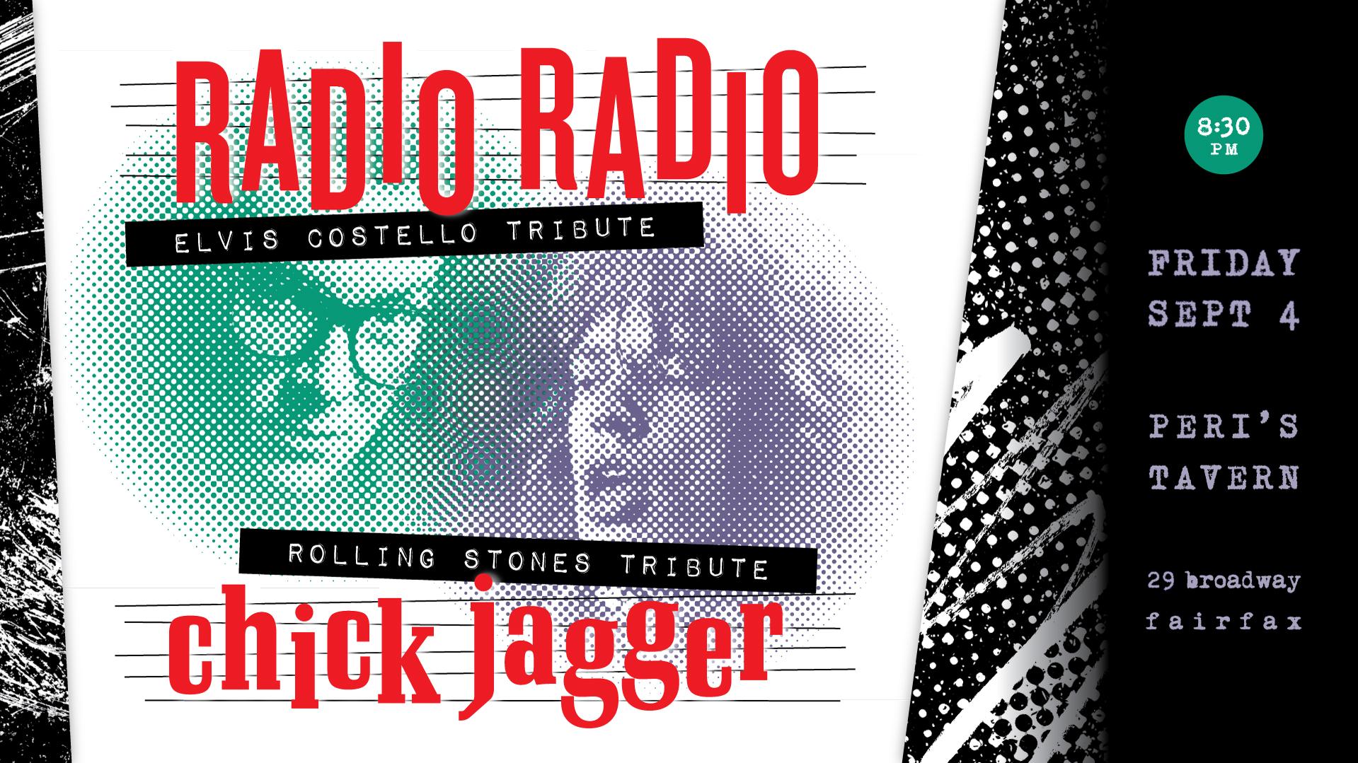 RADIO RADIO and CHICK JAGGER at Peri's