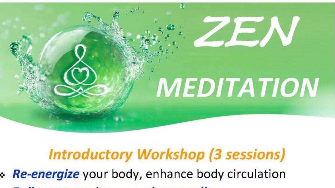 3-Session Introductory Zen Meditation Workshop