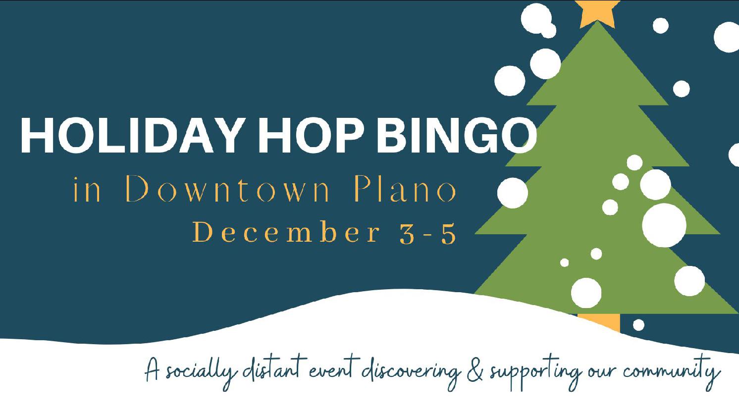 Holiday Hop Bingo in Downtown Plano