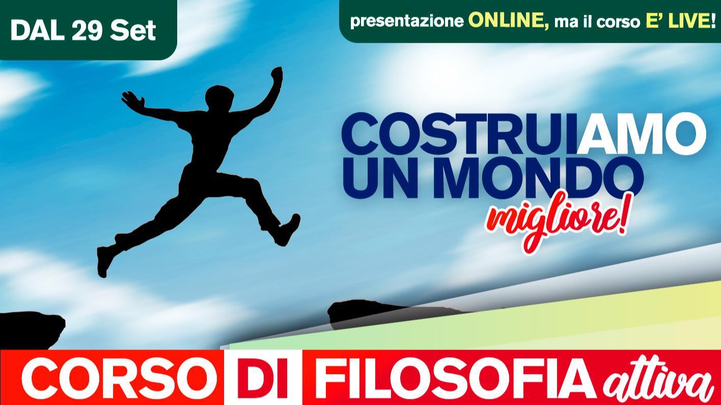 Corso di Filosofia Attiva, serata di presentazione online