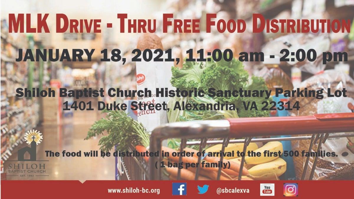 MLK Day of Service Free Food Distribution