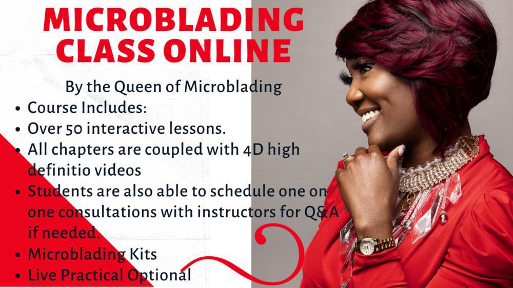 Enter for the chance to win Free Online Microblading Training