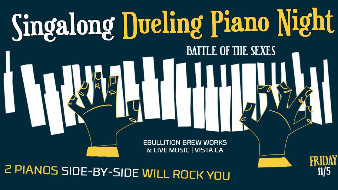 Dueling Pianos Battle of The Sexes Singalong Night 