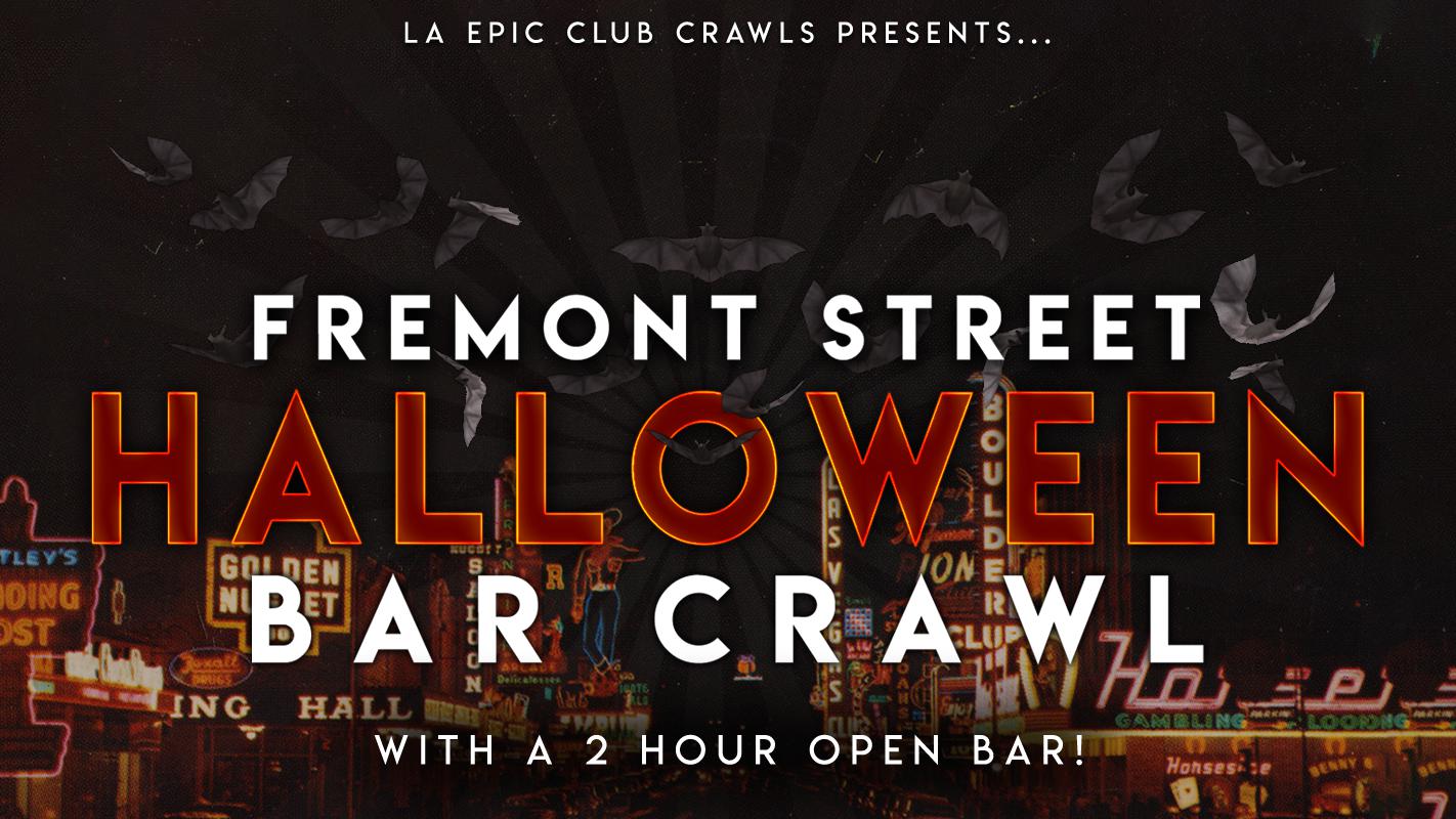 2021 Fremont Street Las Vegas Halloween Bar Crawl w/ OPEN BAR