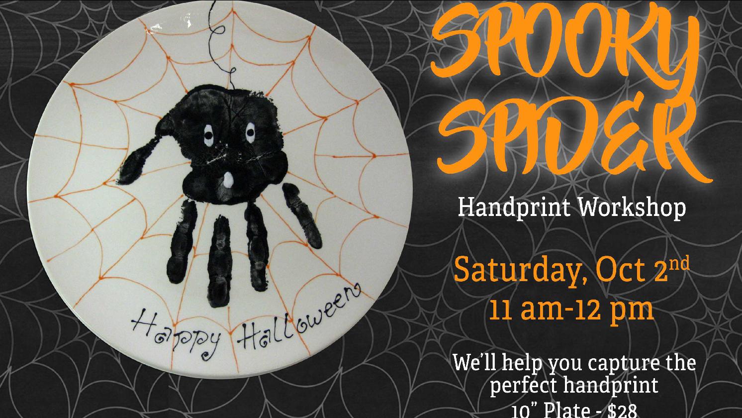 Spooky Spider Handprint Workshop