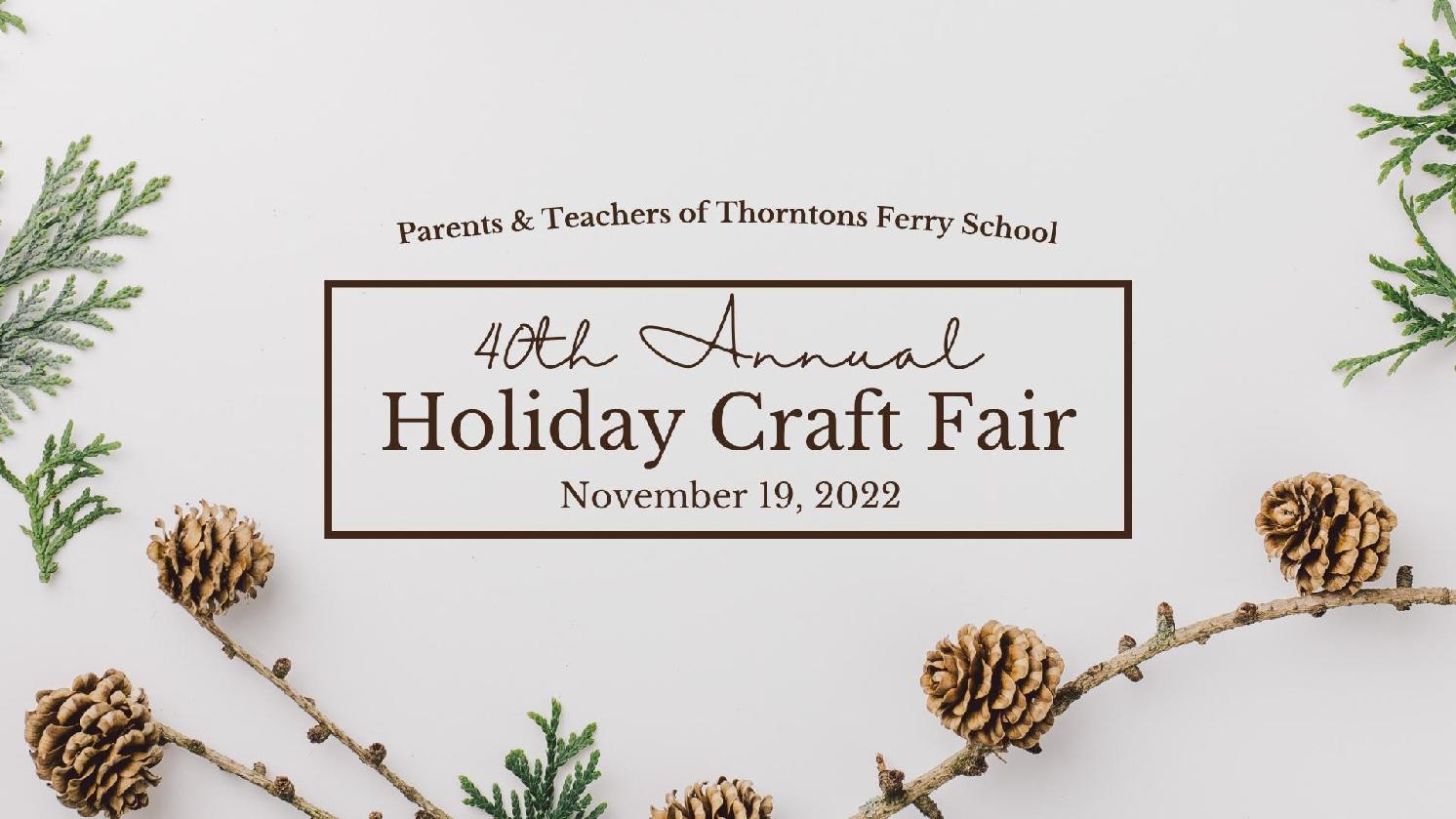 40th Annual Holiday Craft Fair