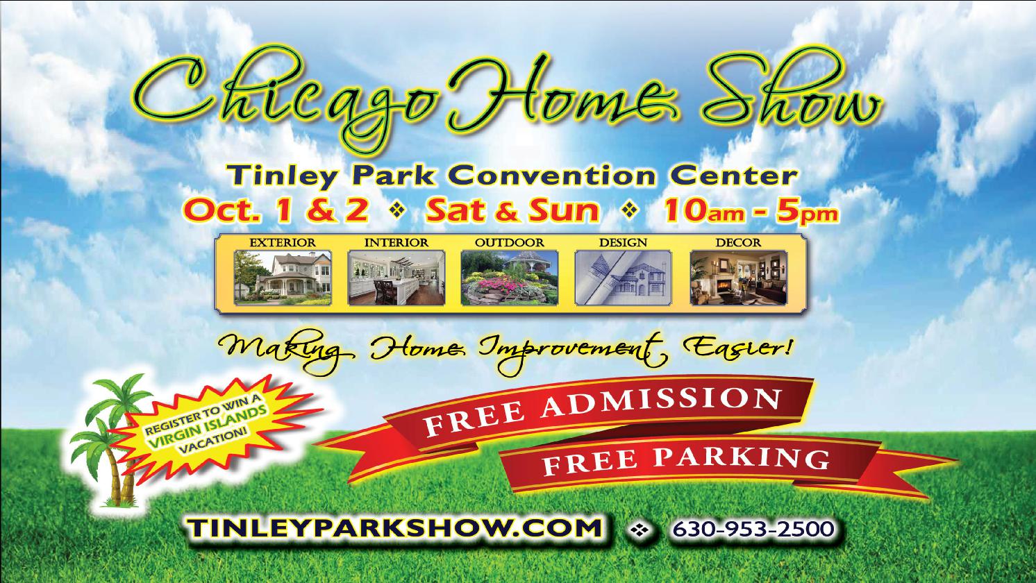 Tinley Park Home Show Free Admission 1 OCT 2022