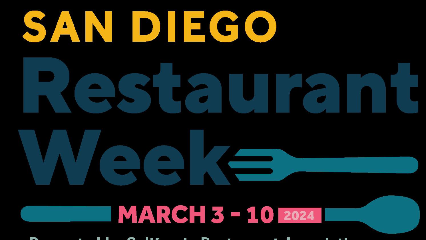 San Diego Restaurant Week Spring 2024 3 MAR 2024