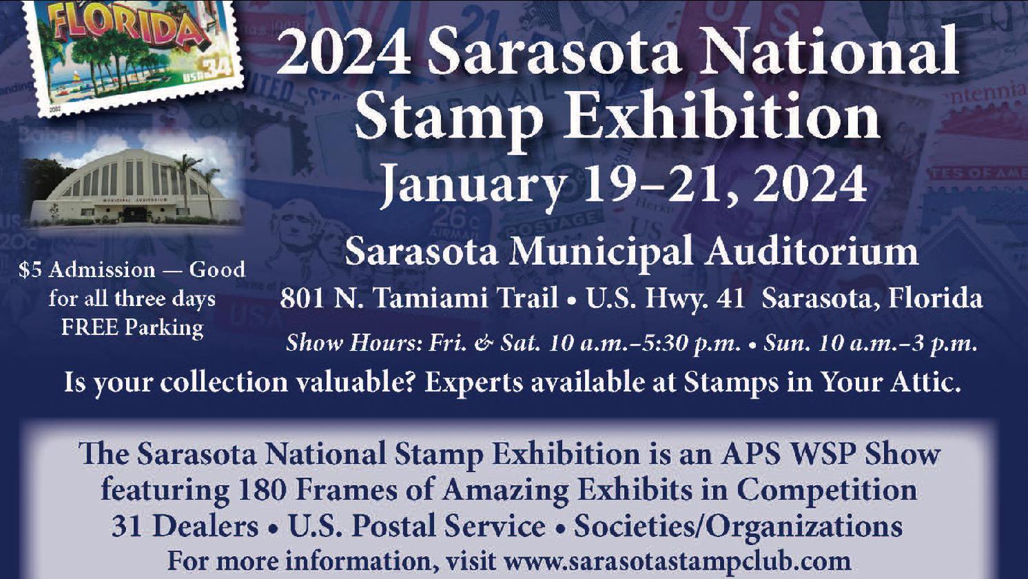 Sarasota National Stamp Exhibition 