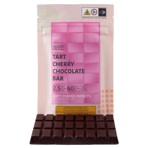 Soft Power Sweets Chocolate Bar Cherry Chocolate 20mg