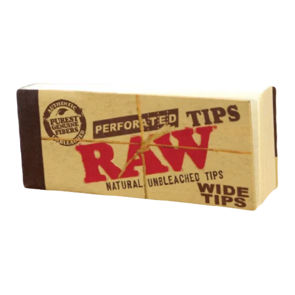 RAW Rolling Tips Wide Perforated