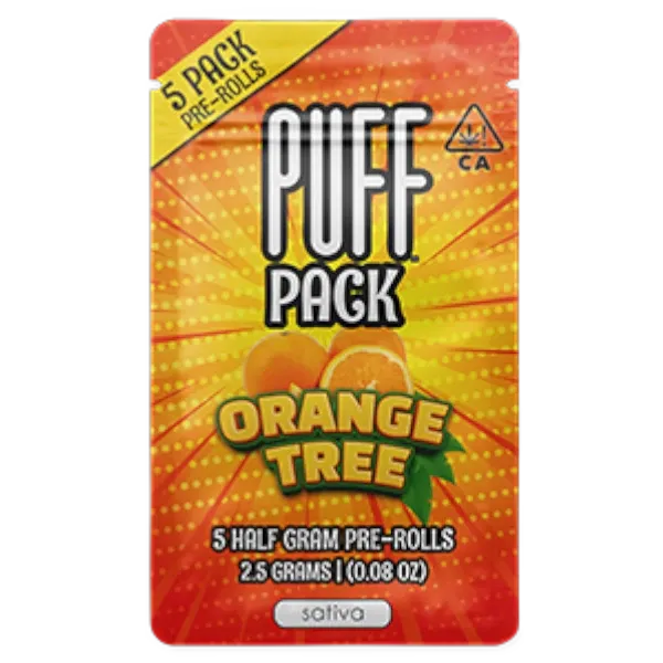 PUFF Pre Roll Pack Orange Tree 5pk