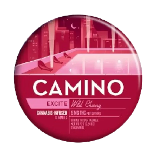 Camino Gummies 'Excite' Wild Cherry