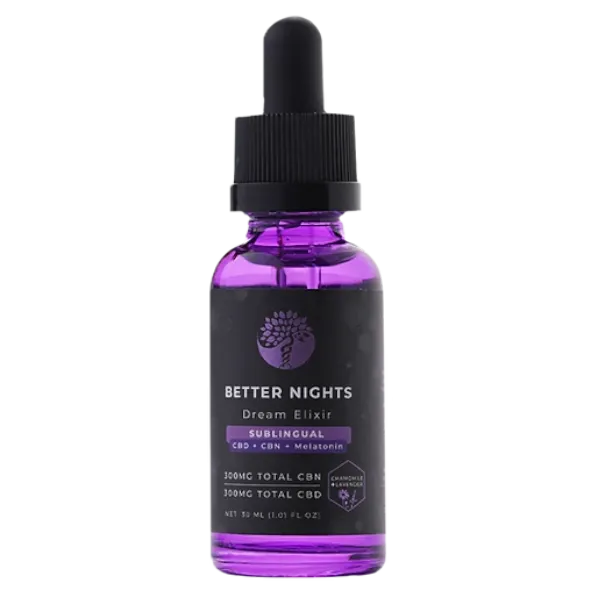 HEMP DERIVED | Creating Better Days CBD:CBN Tincture With Melatonin 600mg