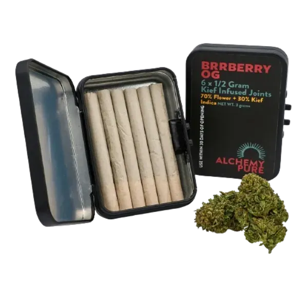 Alchemy Pure Infused Pre Roll Brr Berry OG 6pk