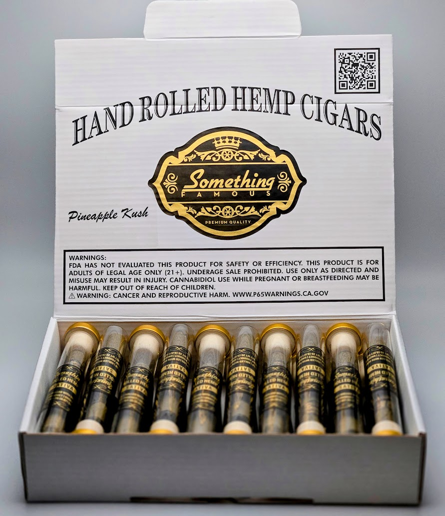 Something Famous Hemp Cigar Pineapple Kush 20pk