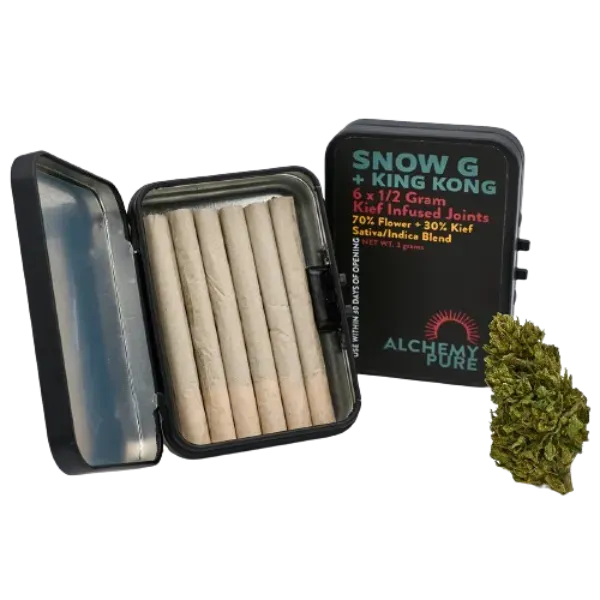 Alchemy Pure Infused Pre Roll Snow G + King Kong 6pk