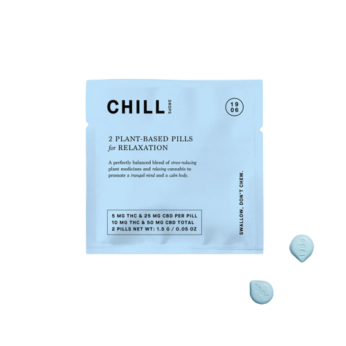 1906 Plant Based Pills CHILL for Relaxation 2ct