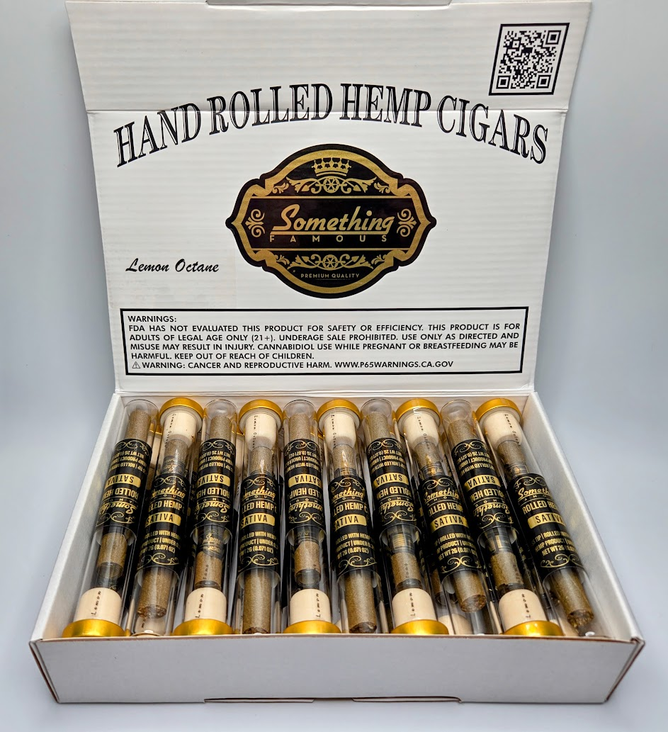 Something Famous Hemp Cigar Lemon Octane 20pk