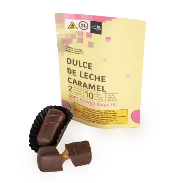 Soft Power Sweets Chocolates Dulce de Leche Caramel 20mg