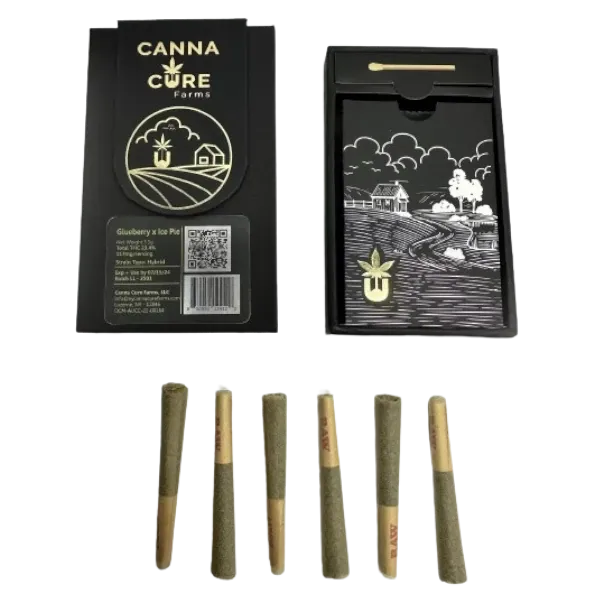 Canna Cure Pre Roll Pack Glueberry X IcePie 6pk