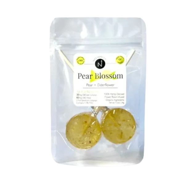 HEMP DERIVED | Nice Hemp Co CBD Lollipop Pear Blossom