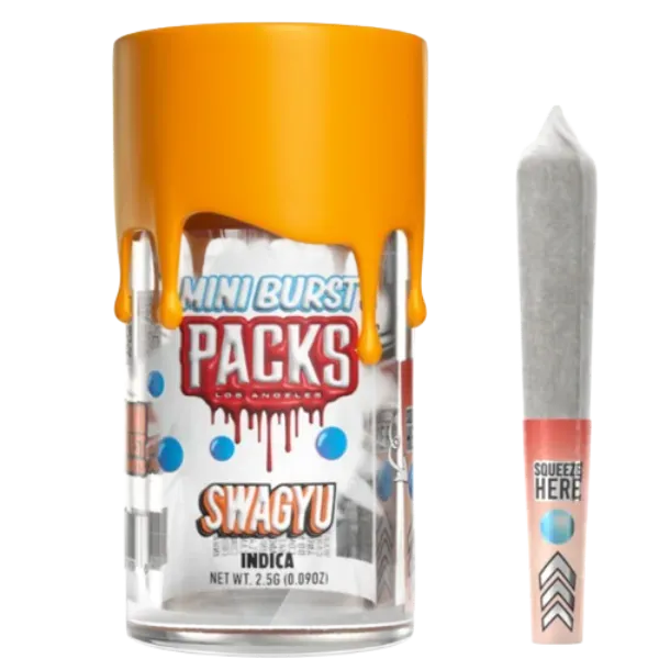 PACKWOODS Infused Pre Roll Pack Mini Bursts Swagyu 5pk