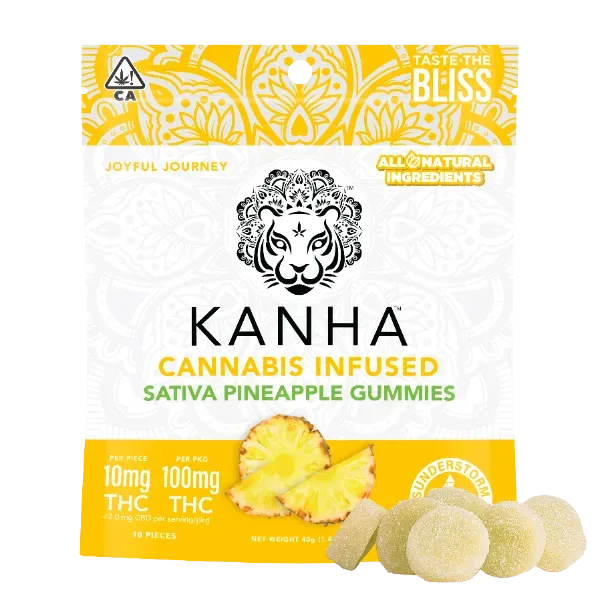 Kahna Gummies Pineapple 100mg