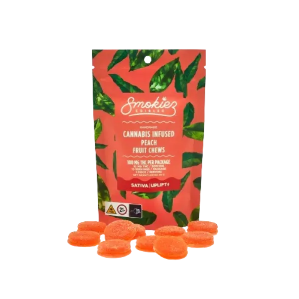 Smokiez Gummies Sweet Peach 100mg